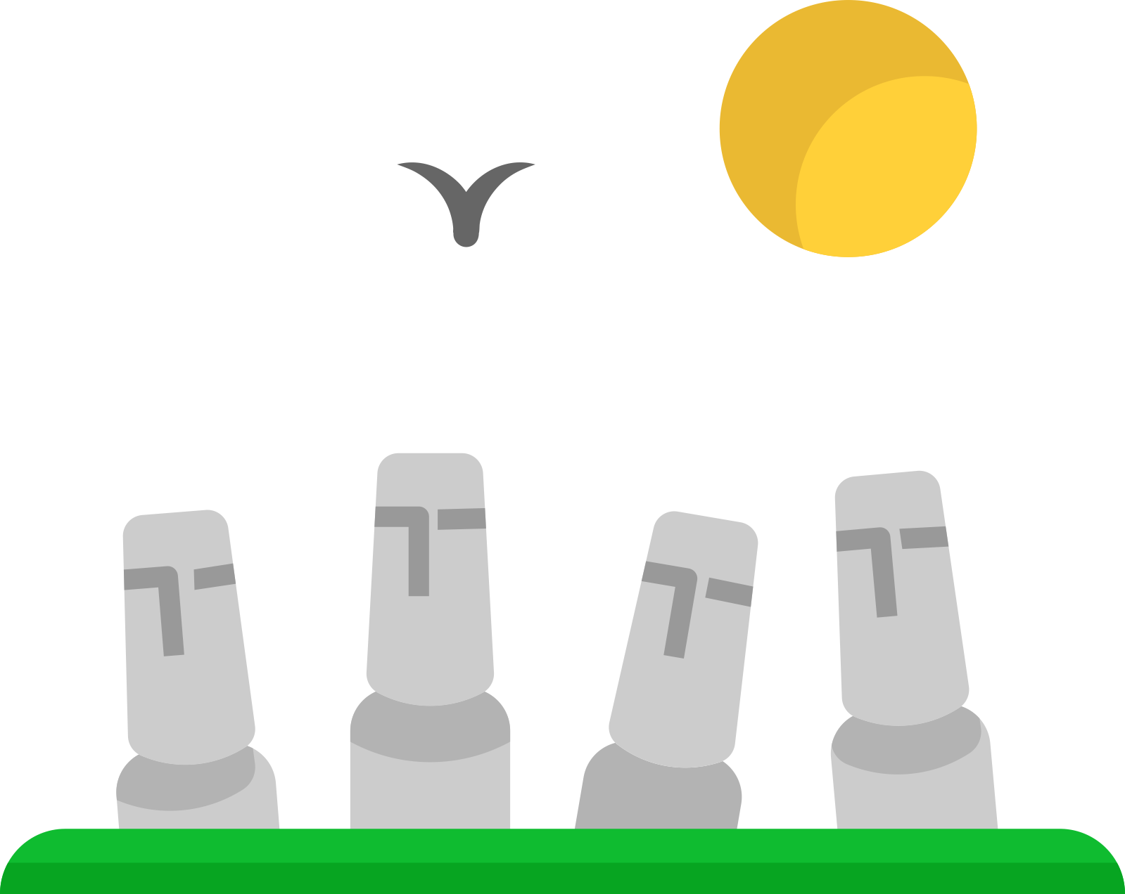 Easter Island Svg Line Art Free Vectors